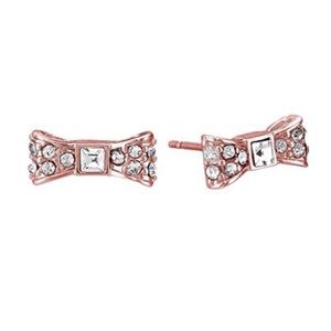 KATE SPADE • Rose Gold Ready Set Bow Earrings